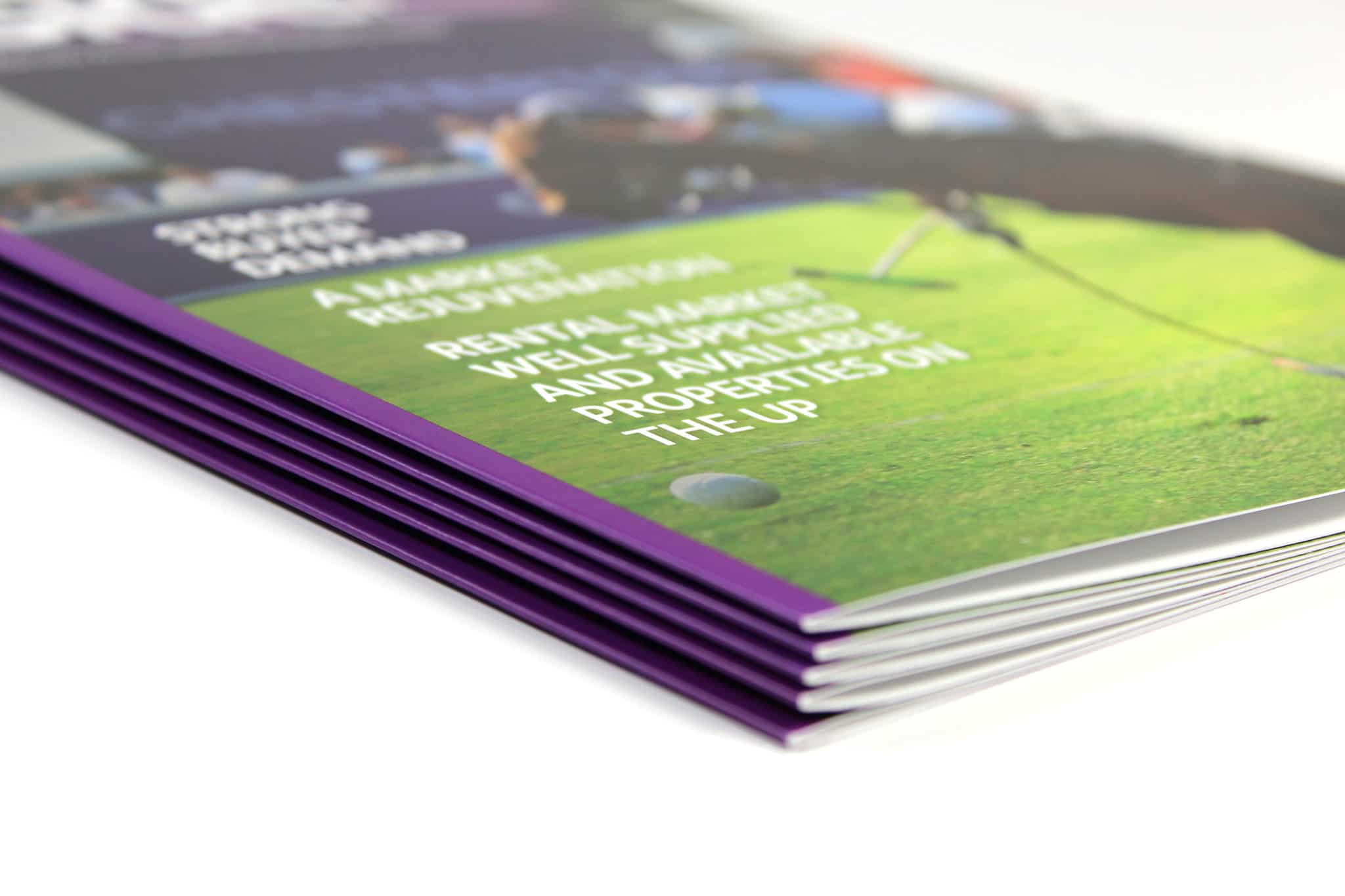 Property Brochure with matt lamination