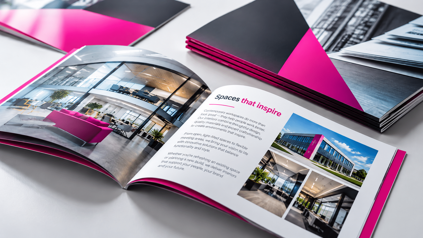 High-quality brochure printing for UK marketing materials